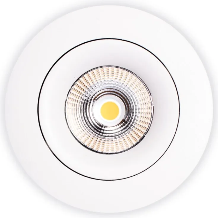 Online Sabina Low Profile indbygningsspot, mat hvid, Scan Products