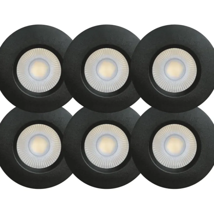 Sale Sabina Low Profile indbygningsspot, mat , 6 stk Scan Products