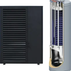 New Skagen luft til vand varmepumpesæt, monoblok, 12 kW Varmepumper