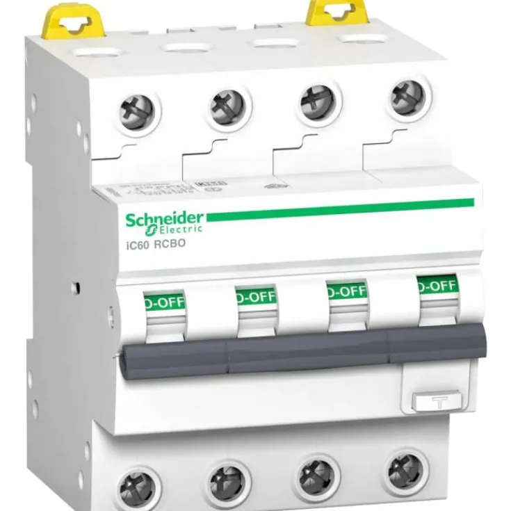Online Schneider Acti9 HPFI kombiafbryder 4P 30 mA, 16 A Schneider Electric|Tavlekomponenter