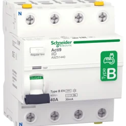 Online Schneider Acti9 HPFI relæ B-EV, 4P, 40A Schneider Electric|Tavlekomponenter