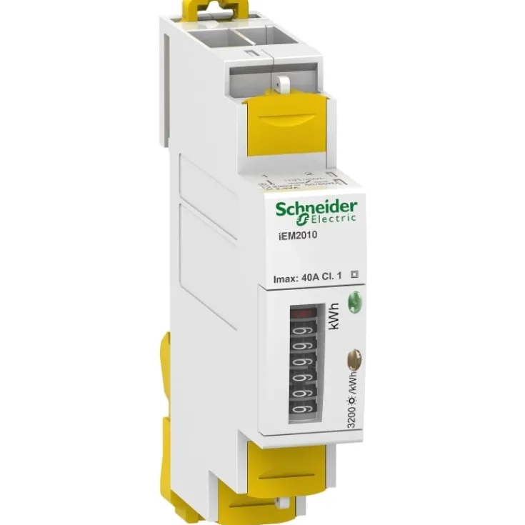 Sale Schneider Acti9 kWh måler, tæller, puls, 230V, 40A Tavlekomponenter