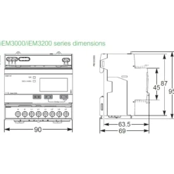 Online Schneider Acti9 kWh måler, tæller, puls, 4P, 400V, 63A Schneider Electric|Tavlekomponenter