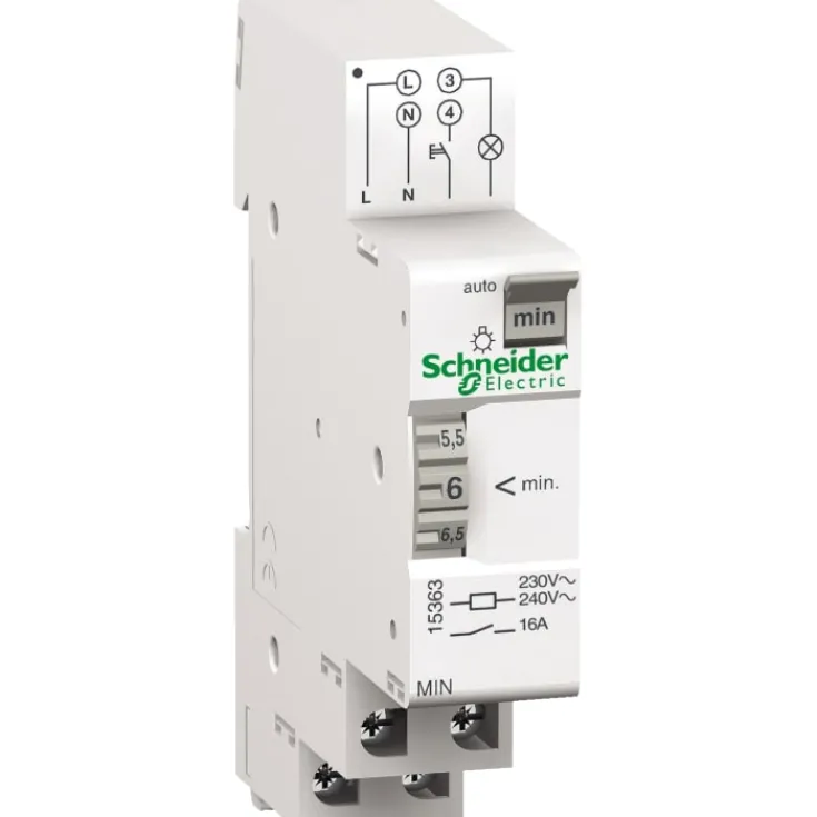 Discount Acti9 trappeautomat, 1-7 min, 230V, 16A Tavlestyring|Schneider Electric