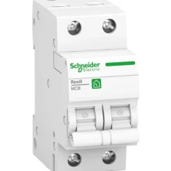 Online Resi9 bolig automatsikring C 2P, 16A Schneider Electric