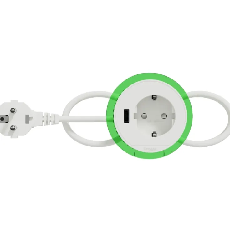 Online Unica+ XS bordstikkontakt med USB+C, Schneider Electric|Mobil, Pc & Data
