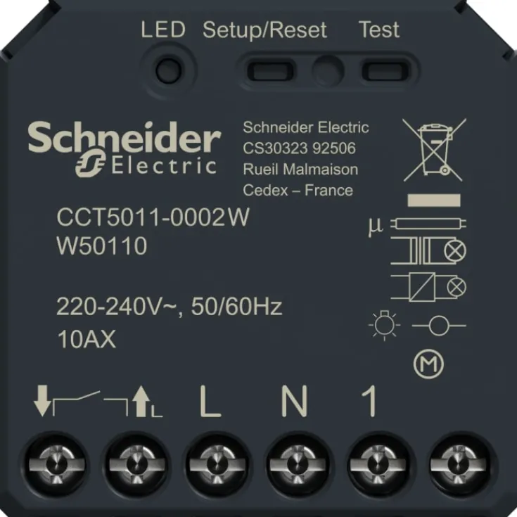 Best Wiser zigbee afbryder for dåsemontering Schneider Electric|Afbrydere