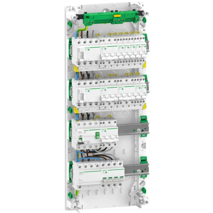 Outlet Schneider Resi9 4R R9HPDK42074EV, færdig monteret gruppetavle Schneider Electric|Tavler & Skabe