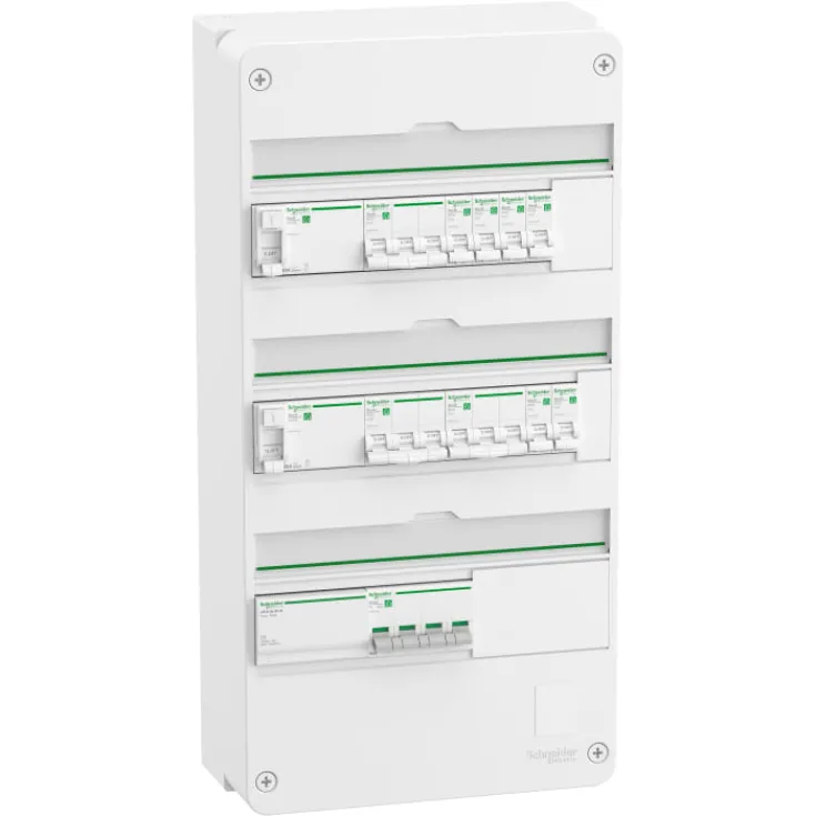 Schneider Resi9 3R R9HPDK32063, færdig monteret gruppetavle Schneider Electric|Tavler & Skabe
