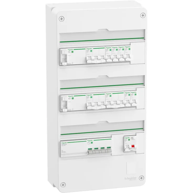 New Schneider Resi9 3R R9HPDK32163, færdig monteret gruppetavle Schneider Electric|Tavler & Skabe
