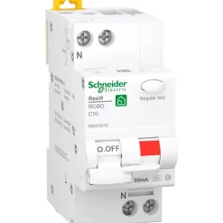 Discount Schneider Resi9 XP kombiafbryder C, 1P+0, Schneider Electric|Tavlekomponenter