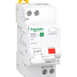 Clearance Schneider Resi9 XP kombiafbryder C, 1P+0, Schneider Electric|Tavlekomponenter