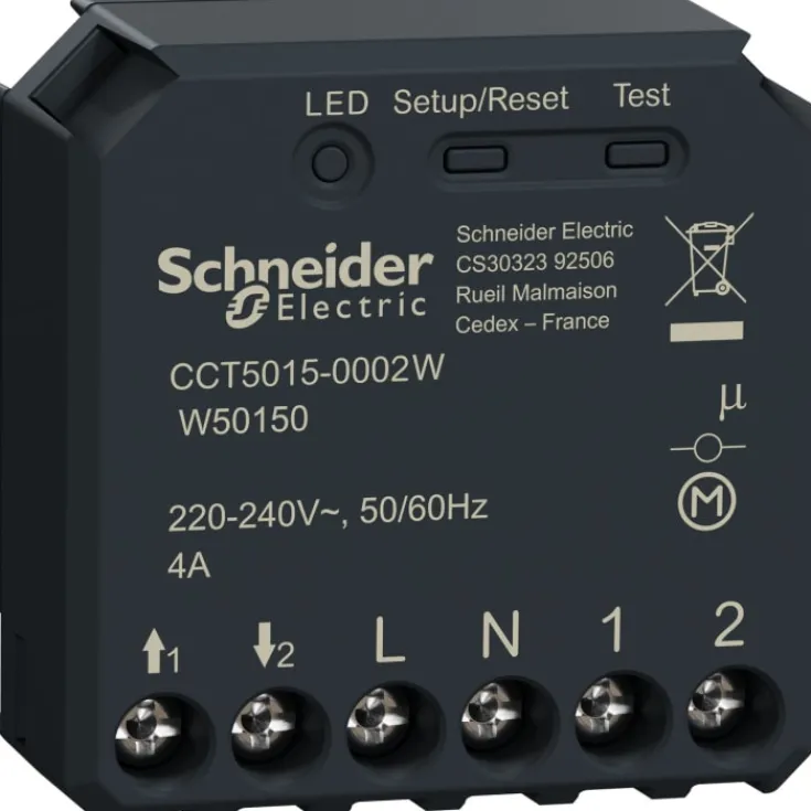Online Schneider Wiser jalousi relæ, zigbee, for dåsemontering Schneider Electric|Afbrydere