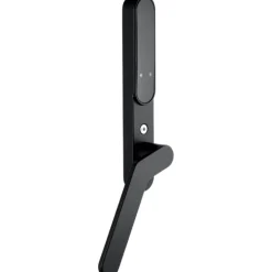 New Smart lock access terrassedørsgreb, indvendig, venstre, matsort Alarmsystemer & Tyverisikring