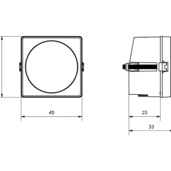 Discount SG LEDDim 200 II drejelysdæmper, 1 modul, hvid Lysdæmpere