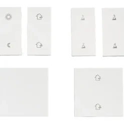 New SG Smart switch afbryder, 1 modul, hvid Lysdæmpere