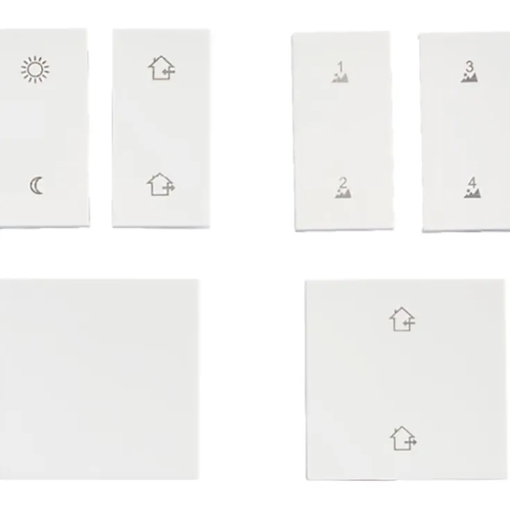 New SG Smart switch afbryder, 1 modul, hvid Lysdæmpere