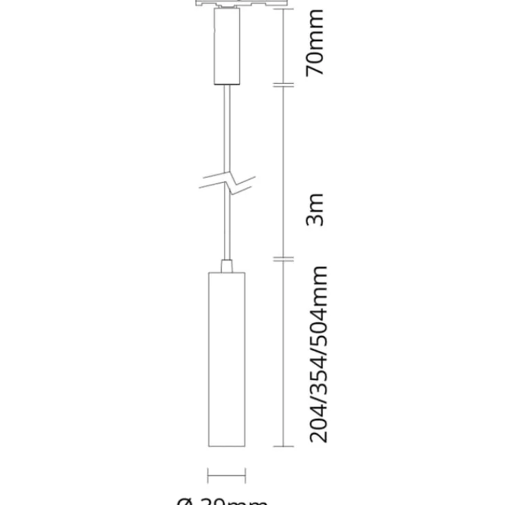 Clearance SG Zip Tube Micro reflektor, Skinnespots