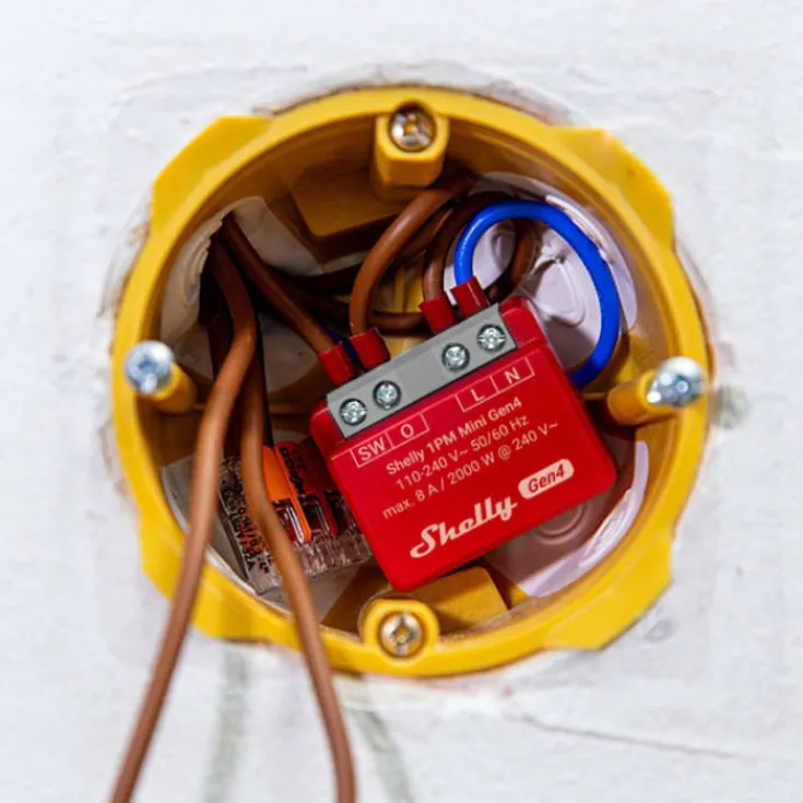 Best Mini Gen4 relæ med effektmåler, Wi-Fi & Zigbee Afbrydere