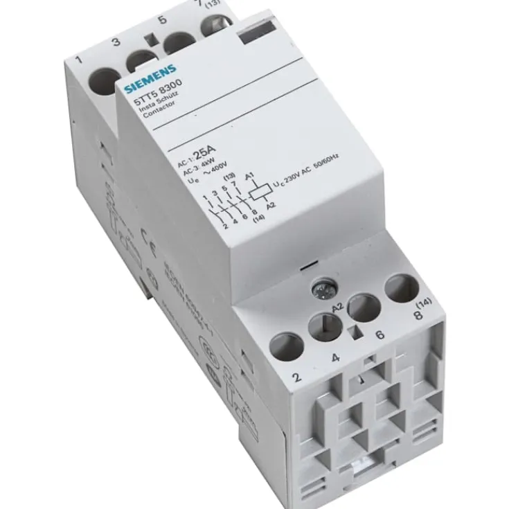 New kontaktor 4P 25A Tavlekomponenter