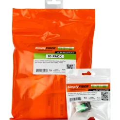 New Simplyfiber Keystone LC/APC til LC/APC SM 10-pak Udtag & Konnektorer