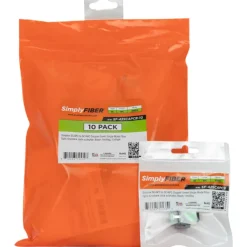 Hot Simplyfiber Keystone SC/APC til SC/APC SM 10-pak Udtag & Konnektorer