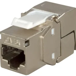 Outlet RJ45 Keystone konnektor, CAT6/6A/7A, Udtag & Konnektorer