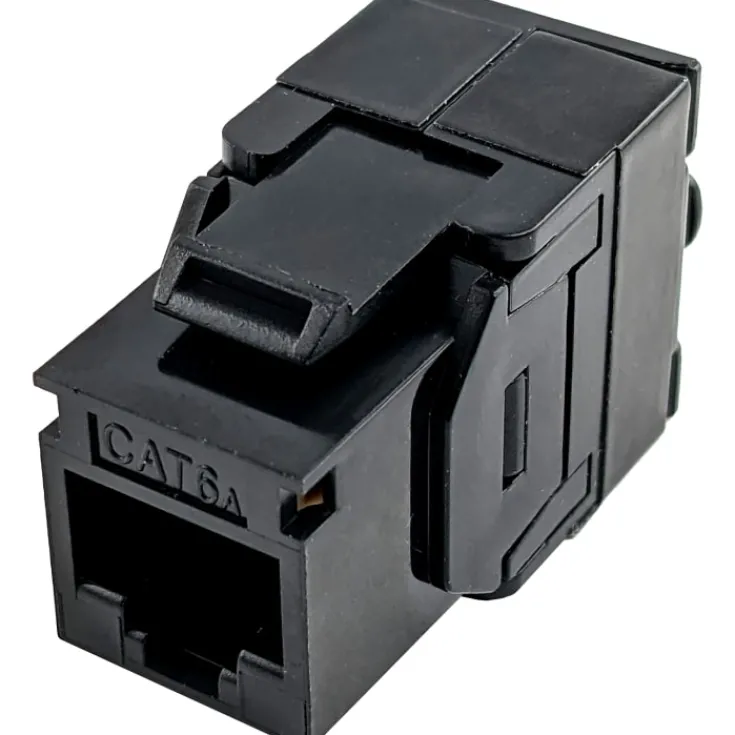 Outlet RJ45 Keystone konnektor, CAT6A/6, uskærmet, Udtag & Konnektorer