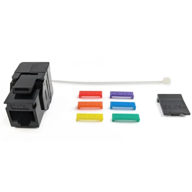 Outlet RJ45 Keystone konnektor, CAT6A/6, uskærmet, Udtag & Konnektorer
