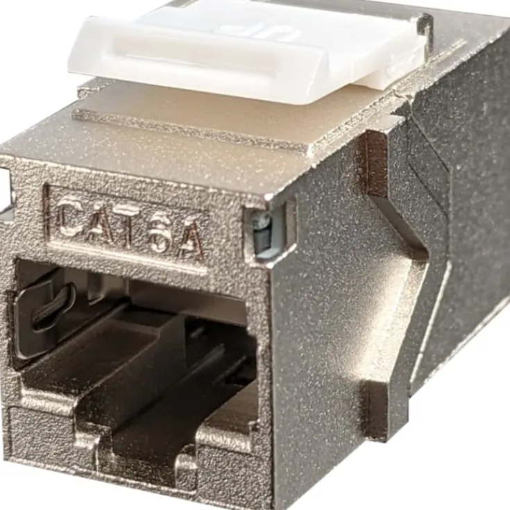 Online RJ45 keystone konnektor, CAT7A/6A, skærmet Udtag & Konnektorer