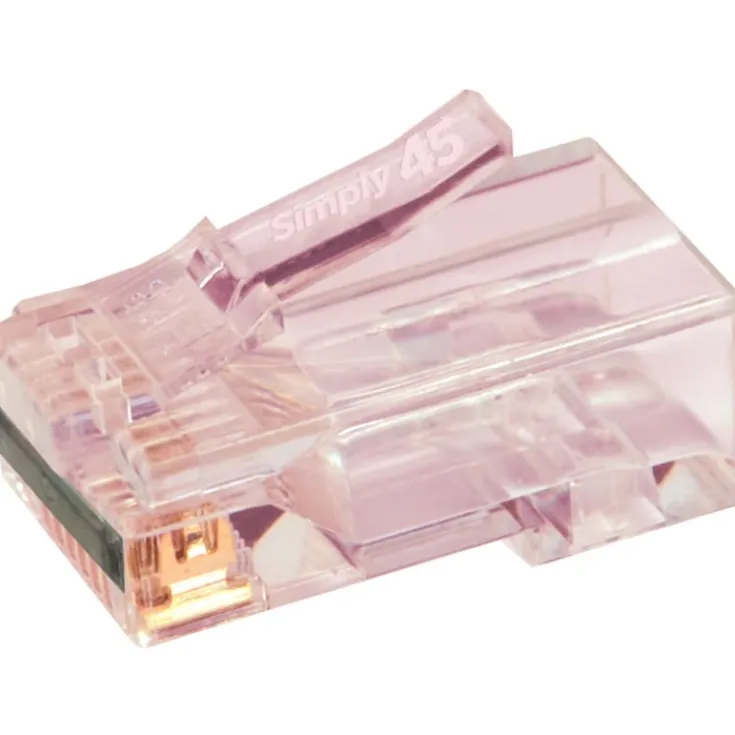 Hot RJ45 netværksstik, CAT6/6A, uskærmet, 100 stk. Netværksstik