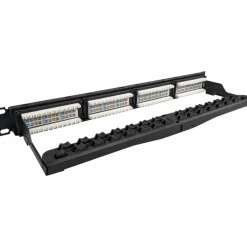 Sale RJ45 Patchpanel Rack 24 Porte loaded, CAT6, uskærmet Udtag & Konnektorer
