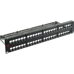 Best RJ45 Patchpanel Rack 48 Port unloaded, uskærmet Udtag & Konnektorer