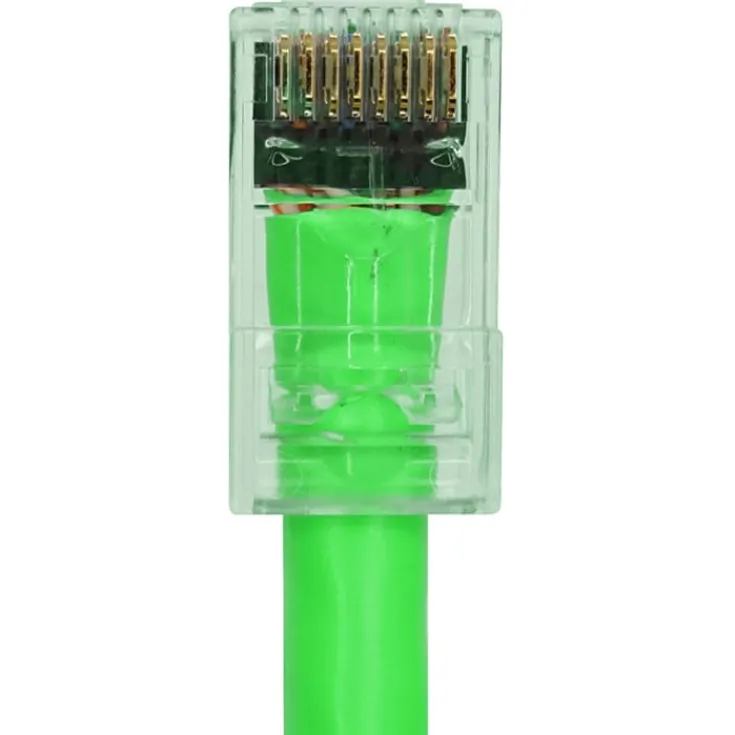 Discount RJ45 standard stik CAT.6/6A uskærmet, grøn, 20-pak Netværksstik