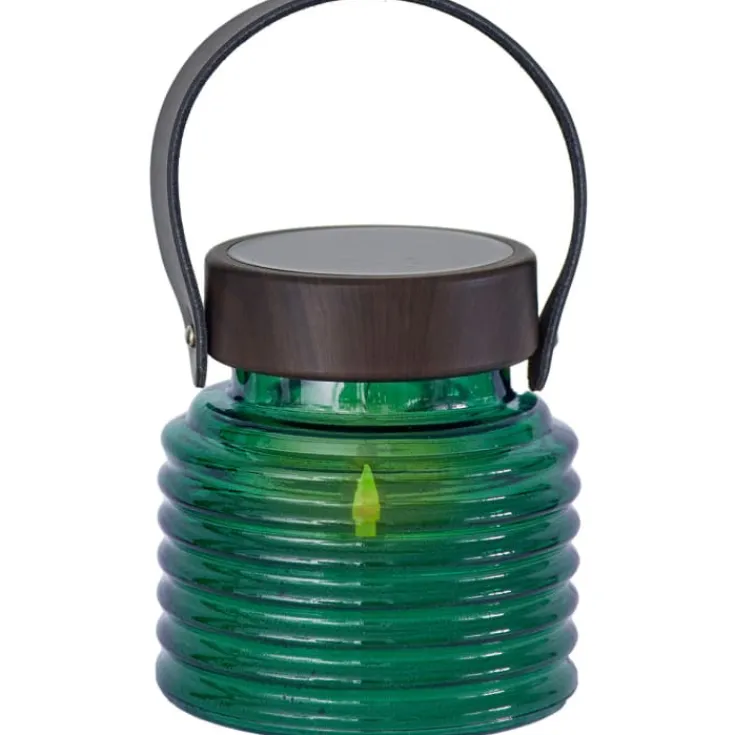 Aston solcelle lanterne, grøn, 12 cm Udendørs Bordlamper|Udendørs Batterilamper