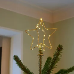 Outlet Christina topstjerne, Julepynt Med Lys