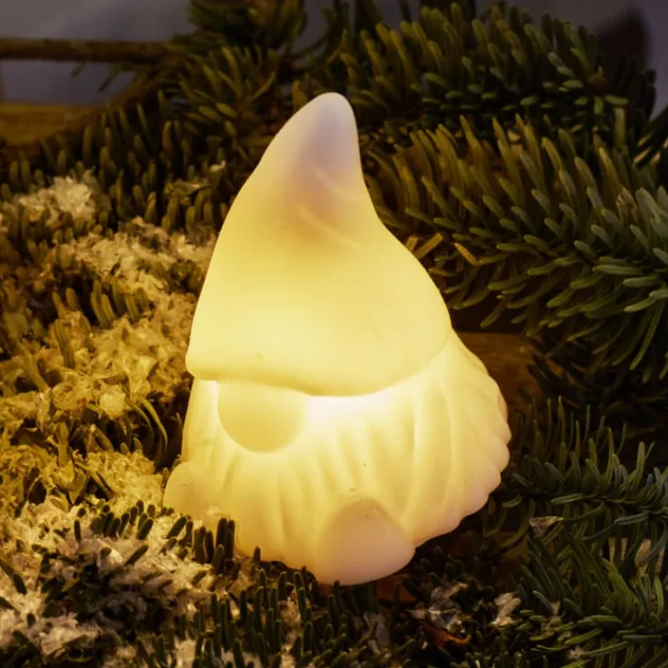 Clearance Coco nisse med lys, 12 cm Julepynt Med Lys