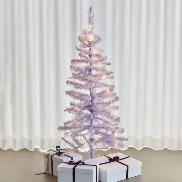 Outlet Happy kunstigt juletræ med lys, , 120 cm Kunstige Juletræer
