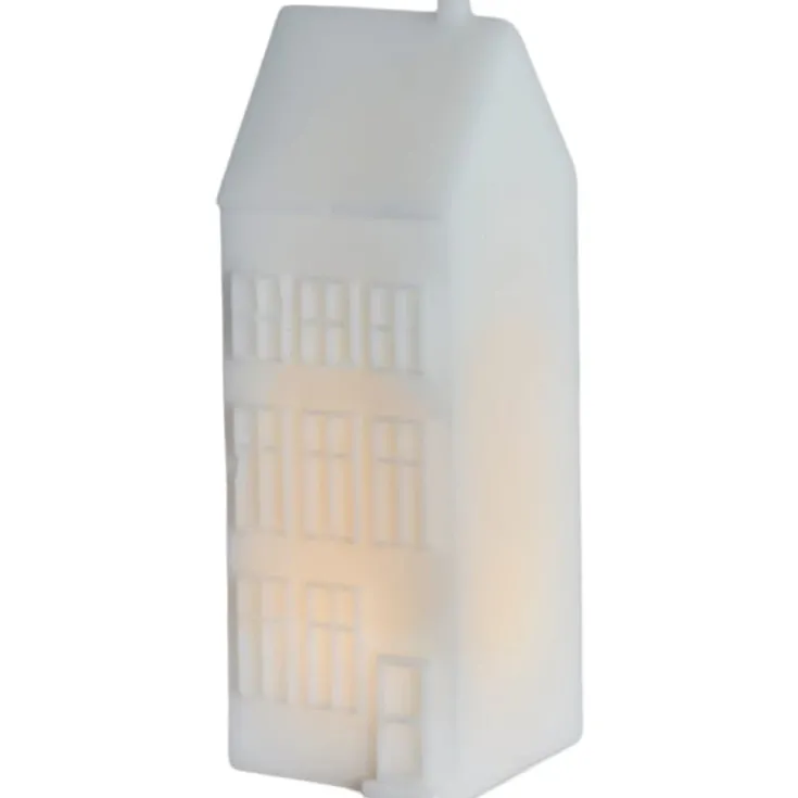 New hus med lys, H17,5 cm Julepynt Med Lys