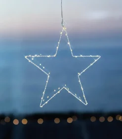 Sale Liva stjerne med lys, 40 lys, Julepynt Med Lys