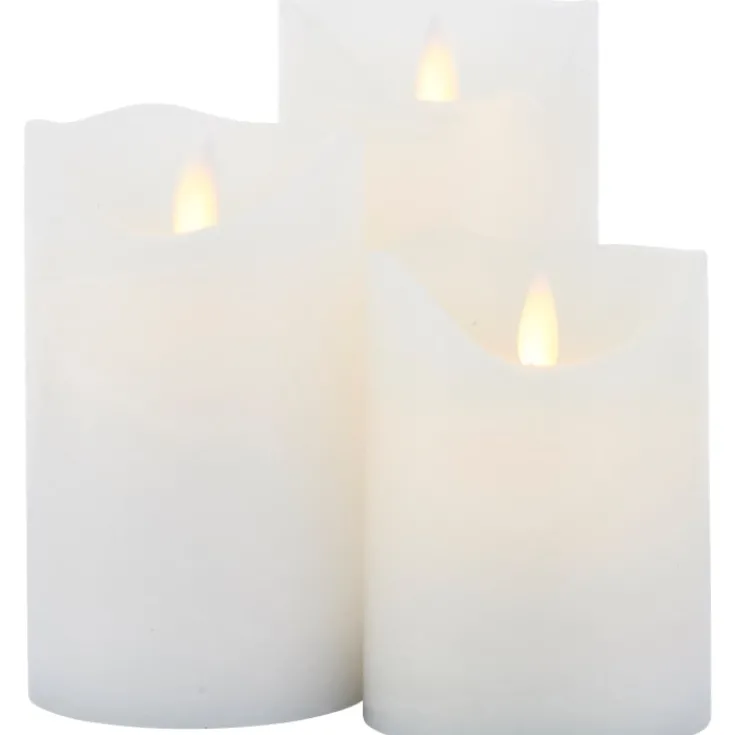 Best Sara Exclusive LED bloklys, batteri Sirius|Kunstige Stearinlys