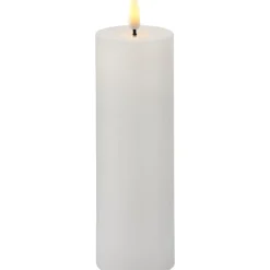 Clearance Sille Exclusive LED bloklys, batteri Sirius|Kunstige Stearinlys