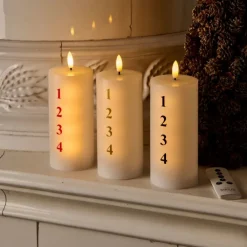 New Sille LED adventslys Julepynt Med Lys|Sirius