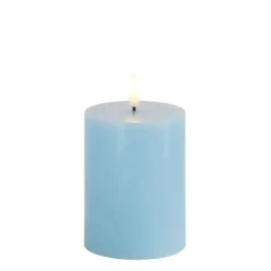 Clearance Sille LED bloklys, batteri, blå Sirius|Kunstige Stearinlys