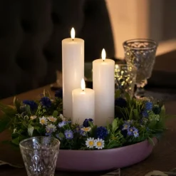 Outlet Sille LED bloklys, genopladelig Kunstige Stearinlys