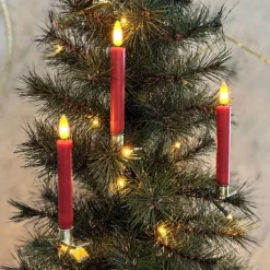 Best Sille LED juletræslys, rød, 10-pak Juletræslys