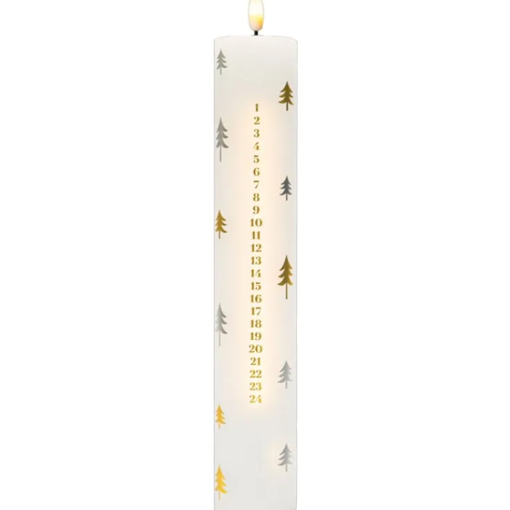 Best Sille LED kalenderlys Julepynt Med Lys|Sirius