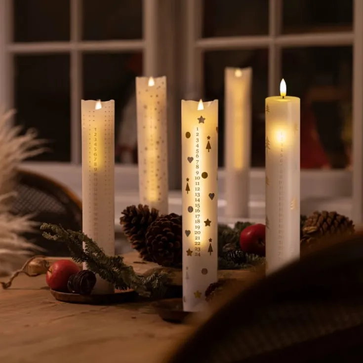 Best Sille LED kalenderlys Julepynt Med Lys|Sirius