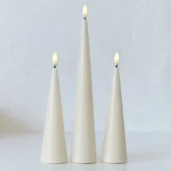 Discount Sille LED keglelys Sirius|Kunstige Stearinlys