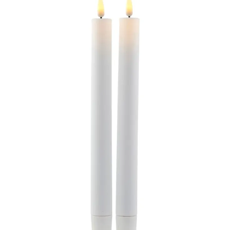 Sille LED kronelys, batteri, Kunstige Stearinlys